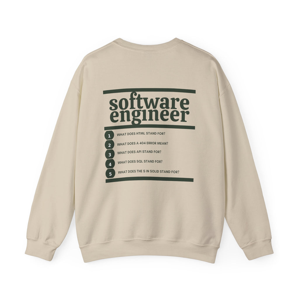 Software Engineer Work Crewneck