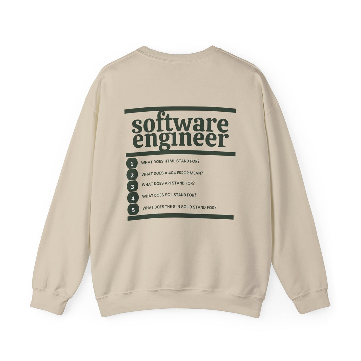Software Engineer Work Crewneck
