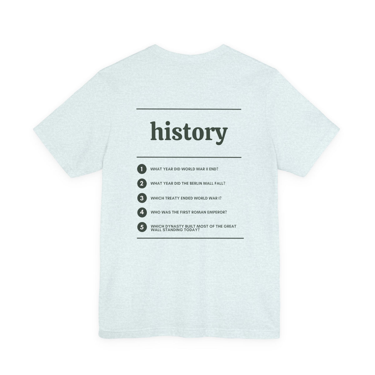 History Major T‑Shirt