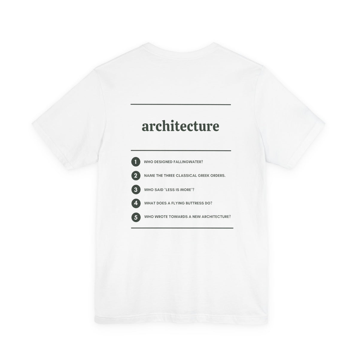 Architecture Major T‑Shirt