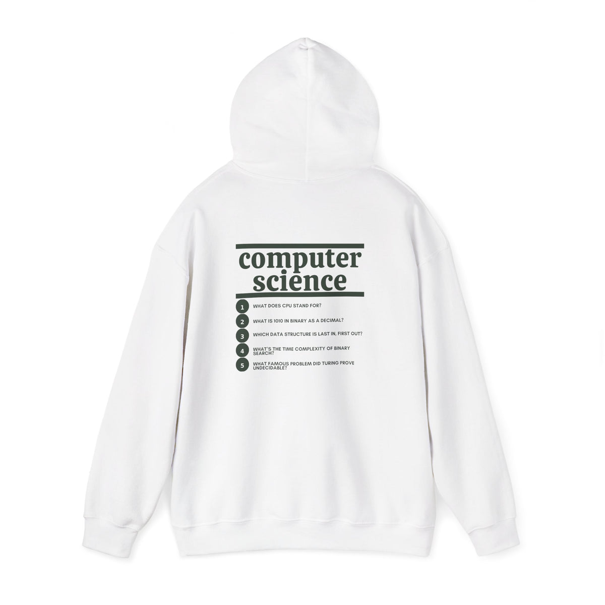 Computer Science Major Hoodie