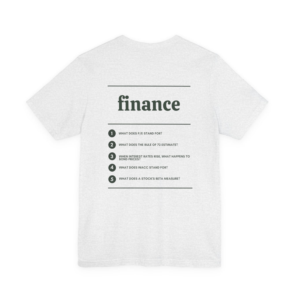 Finance Major T‑Shirt