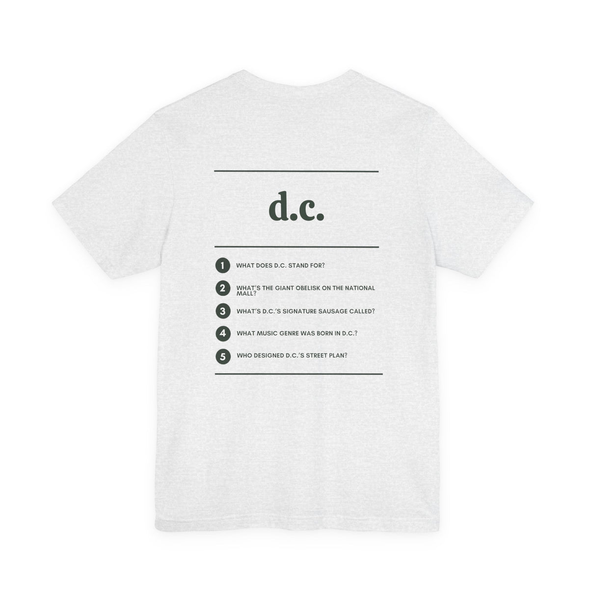 D.C. Tee – Where Are You From?