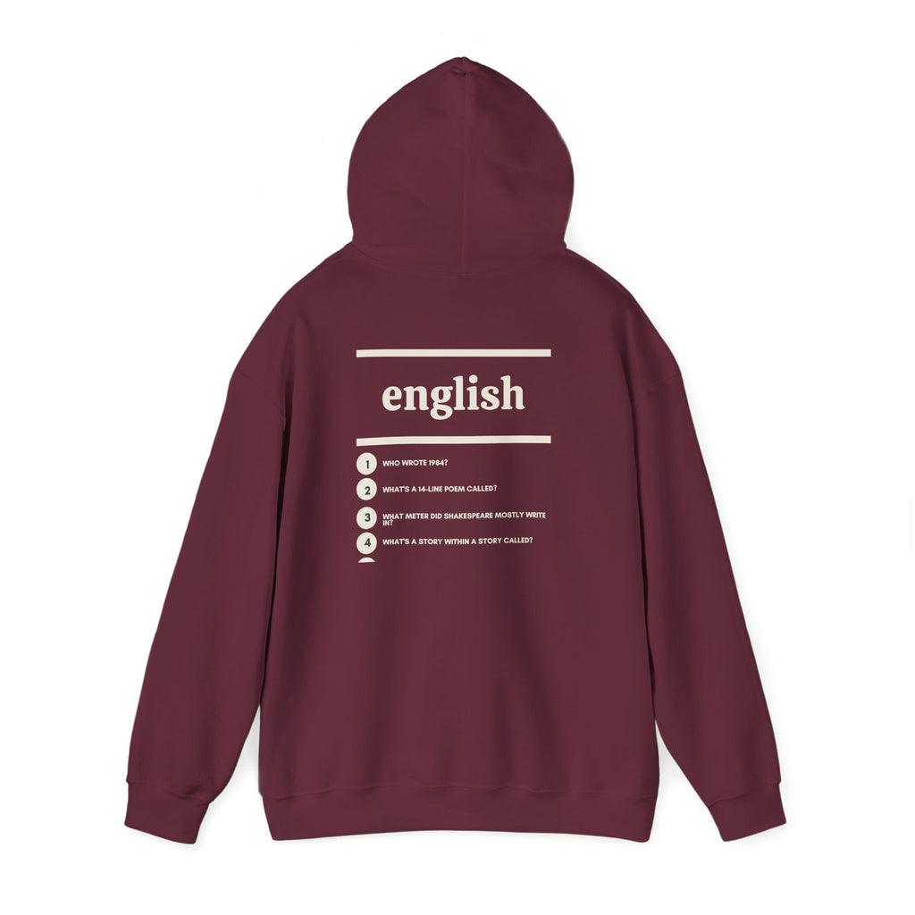 English Major Hoodie