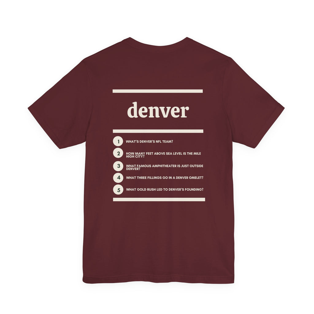 Denver Tee – Where Are You From?