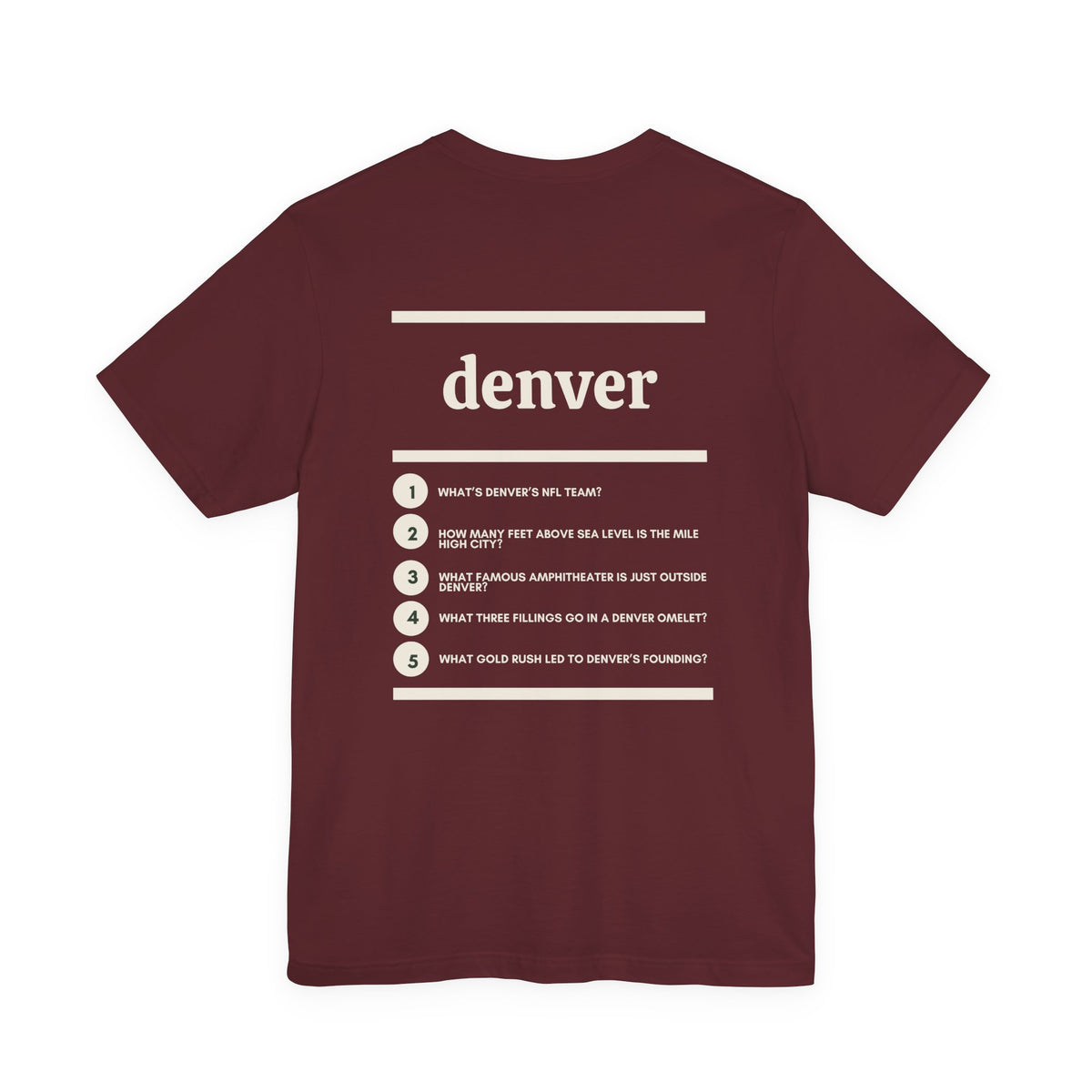 Denver Tee – Where Are You From?
