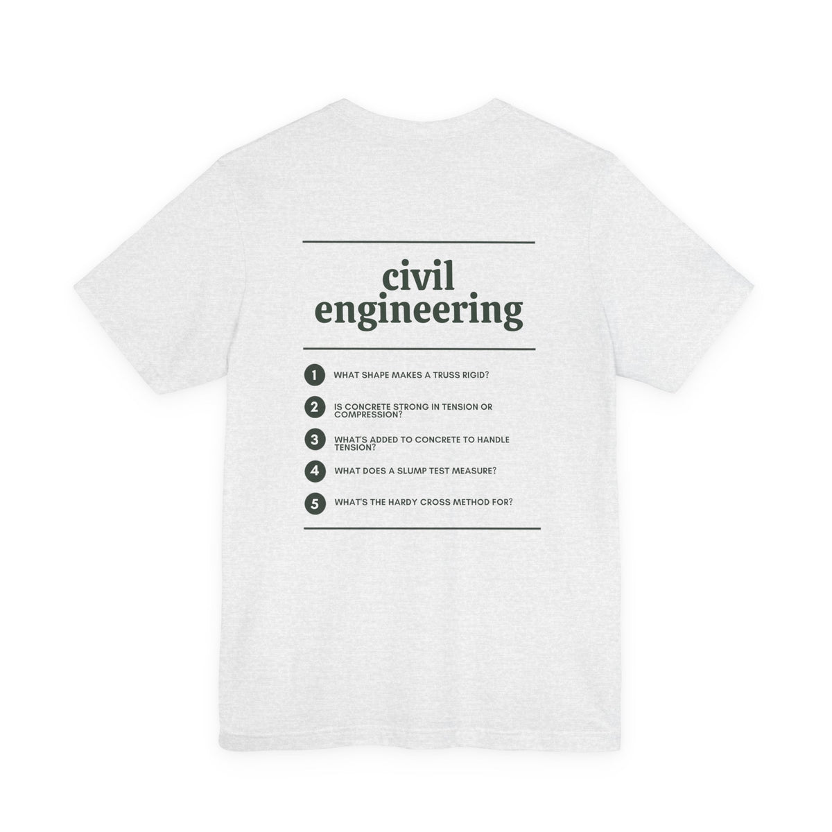 Civil Engineering Major T‑Shirt