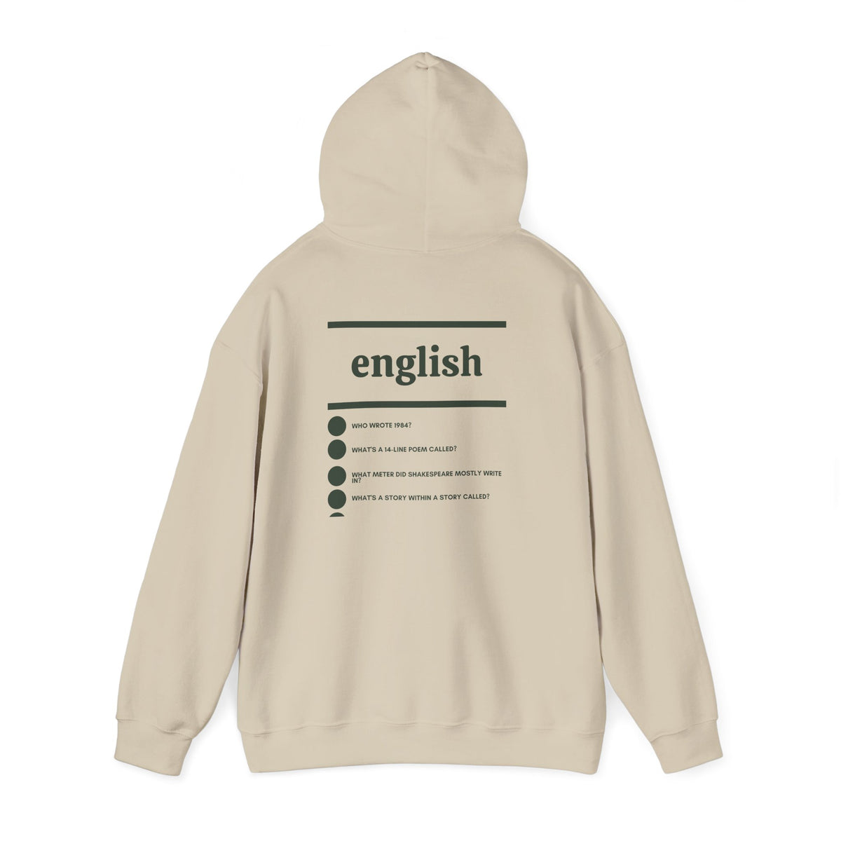 English Major Hoodie