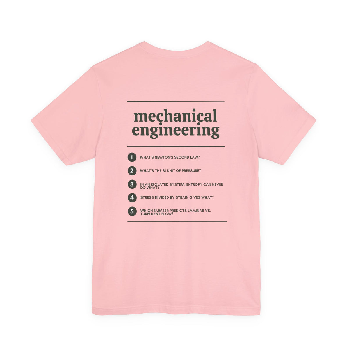 Mechanical Engineering Major T‑Shirt