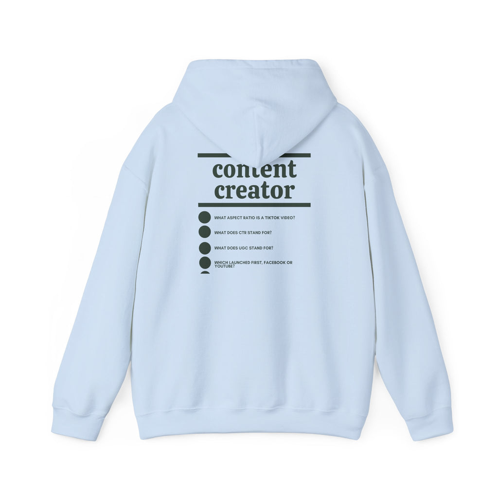 Content Creator Work Hoodie
