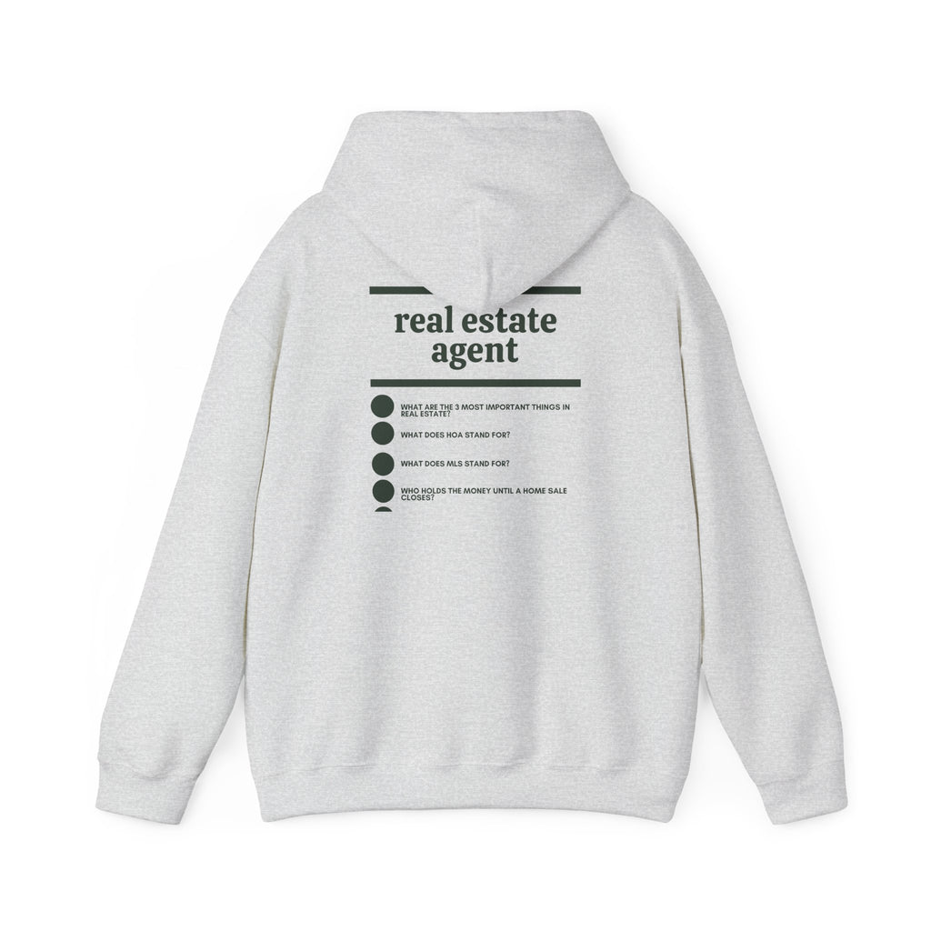 Real Estate Agent Work Hoodie