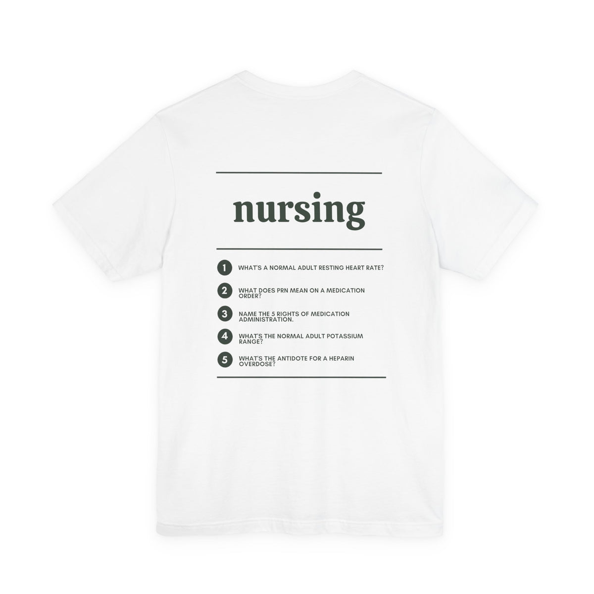 Nursing Major T‑Shirt