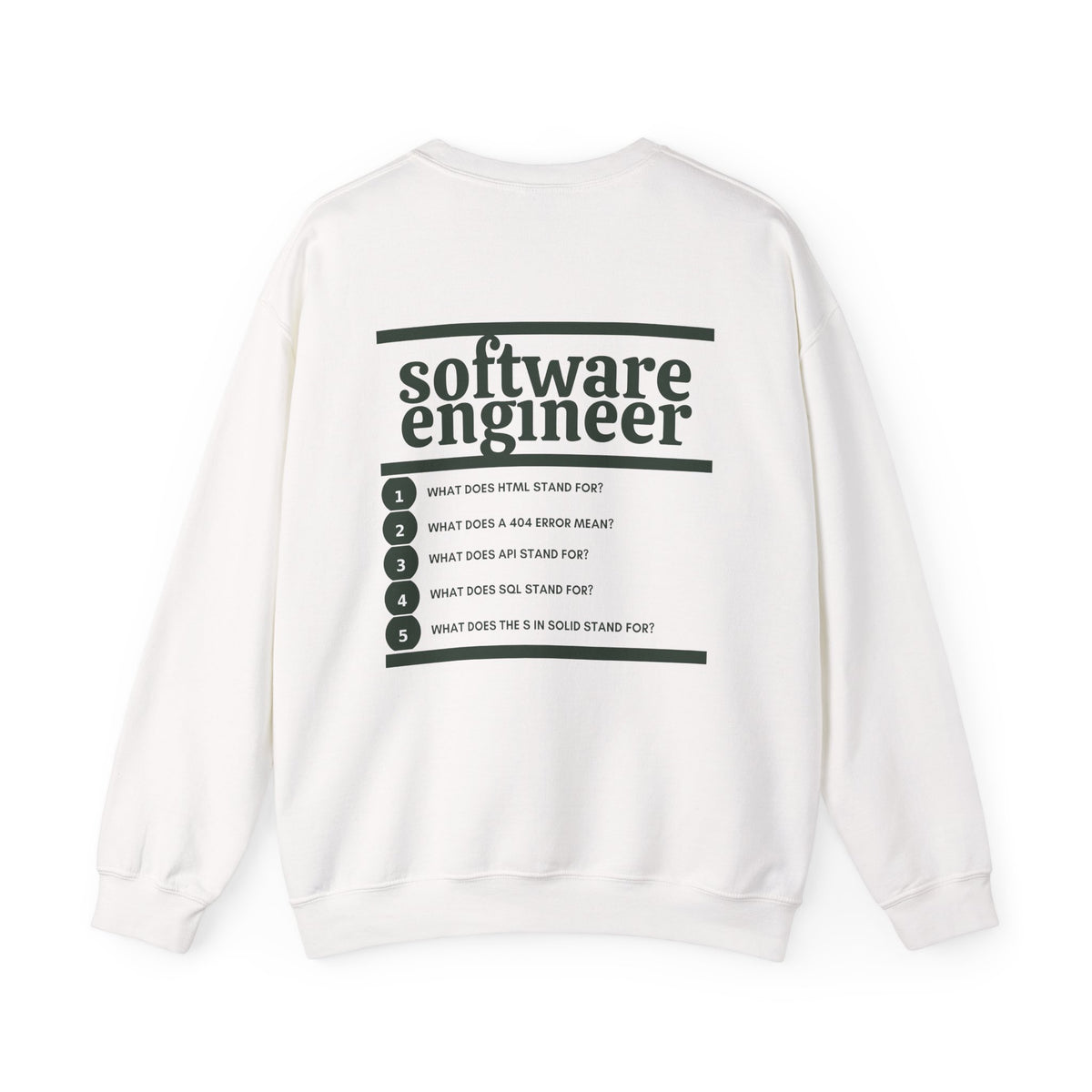 Software Engineer Work Crewneck