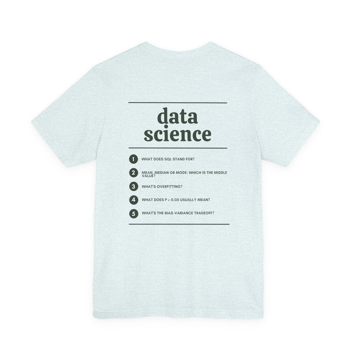 Data Science Major T‑Shirt