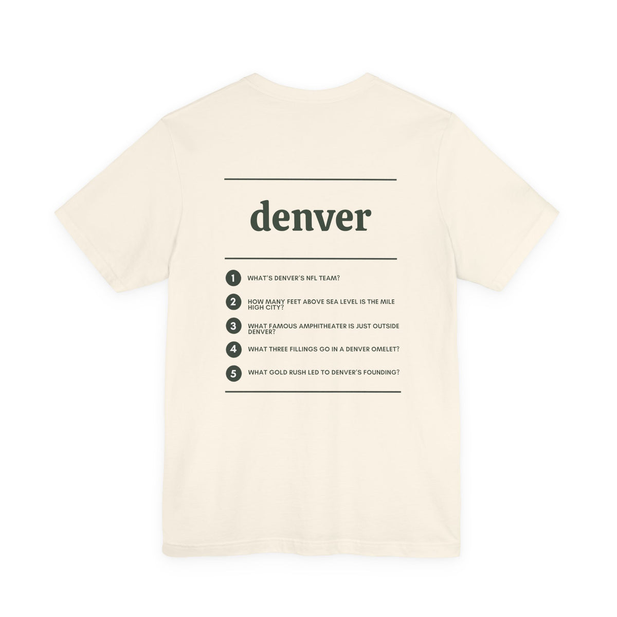 Denver Tee – Where Are You From?