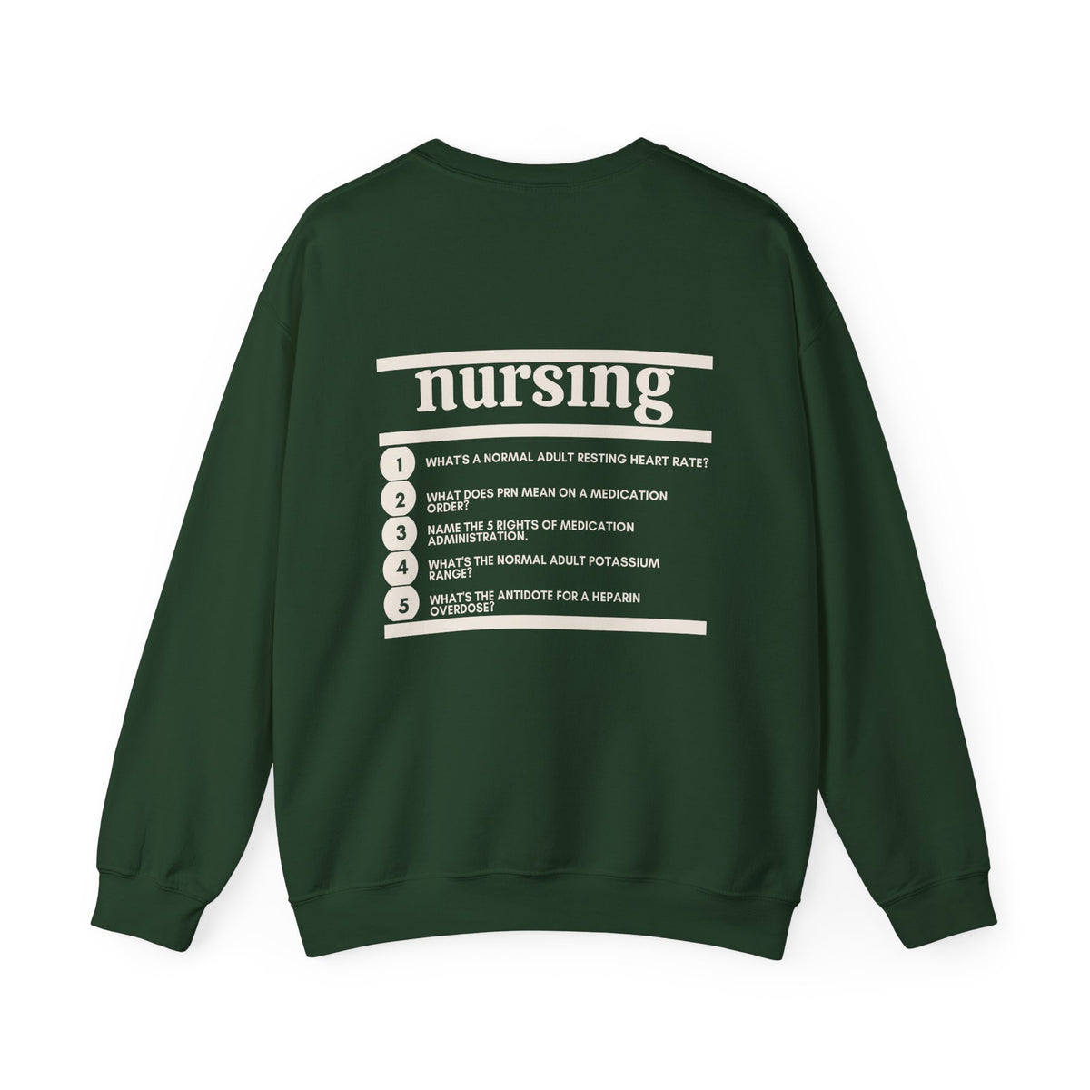 Nursing Major Crewneck