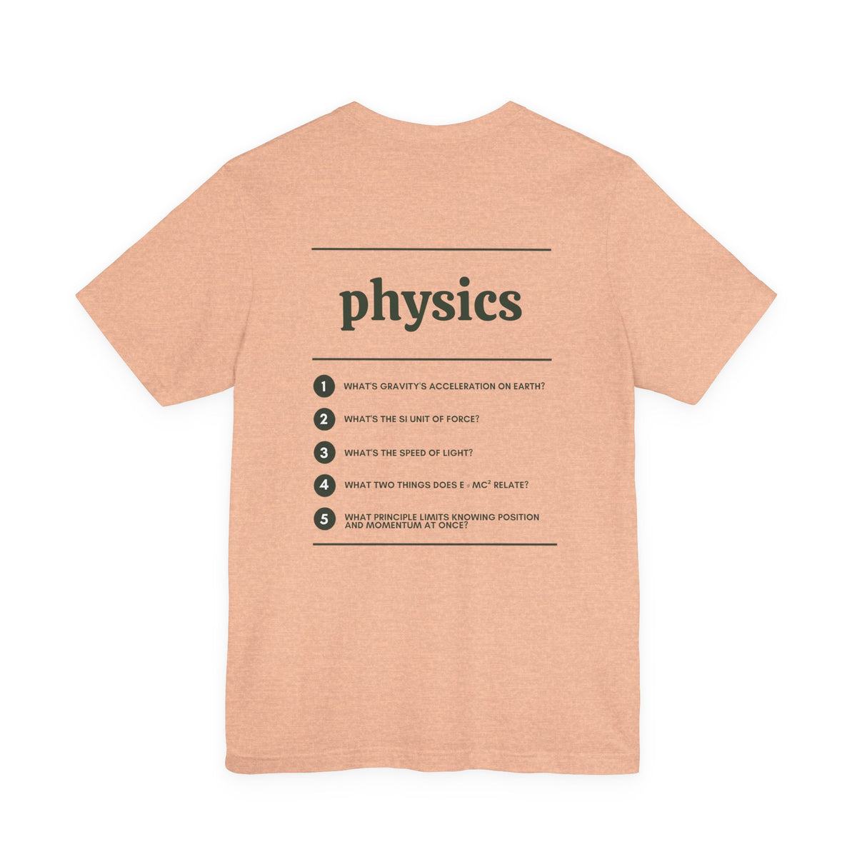 Physics Major T‑Shirt