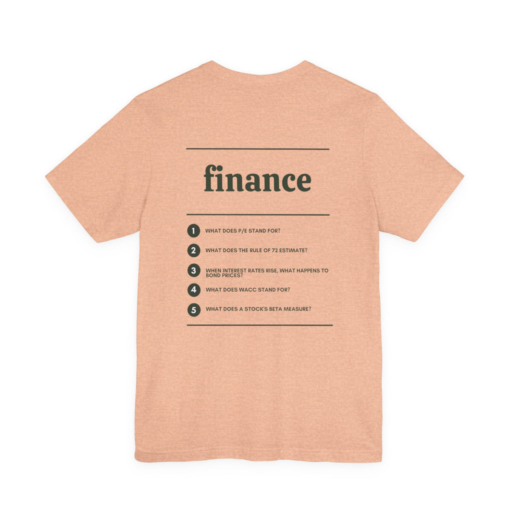 Finance Major T‑Shirt