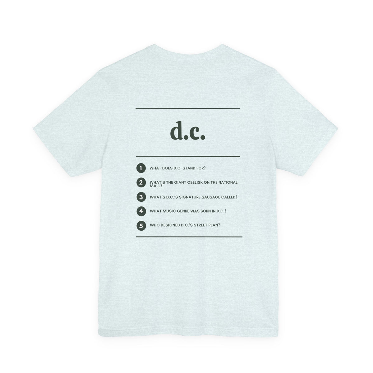 D.C. Tee – Where Are You From?