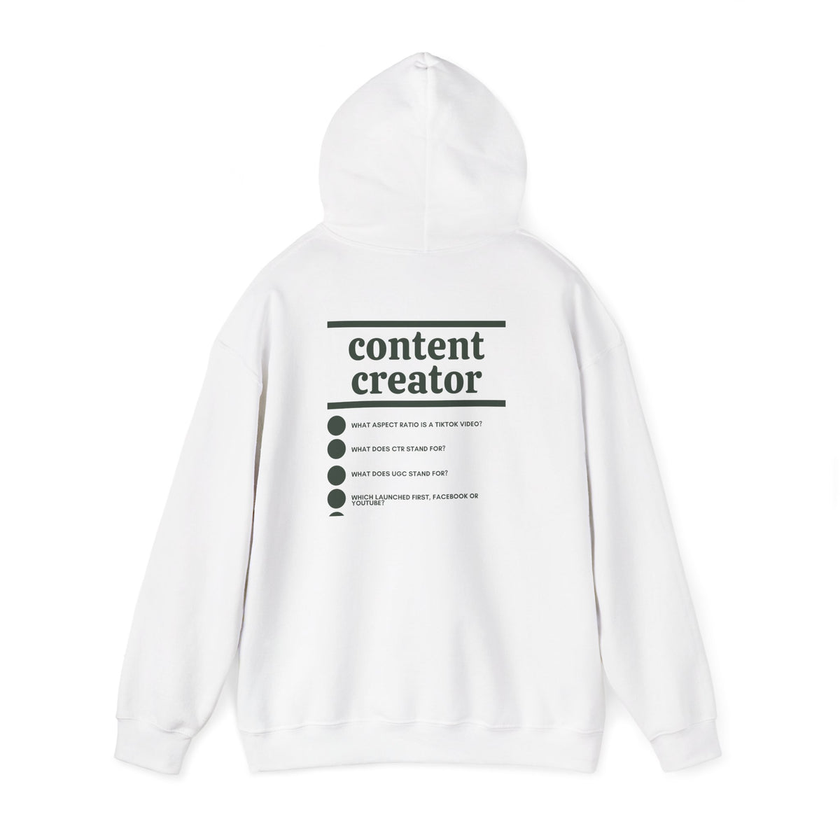 Content Creator Work Hoodie