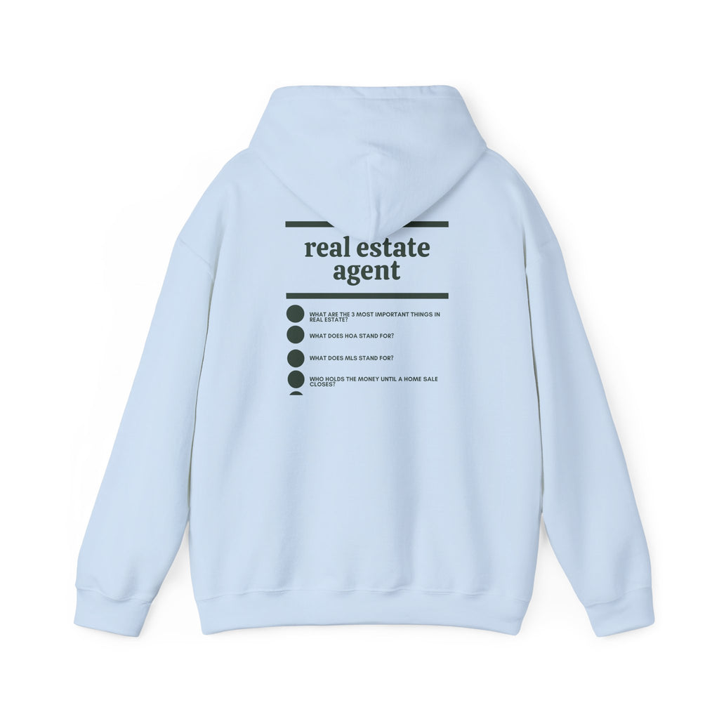 Real Estate Agent Work Hoodie
