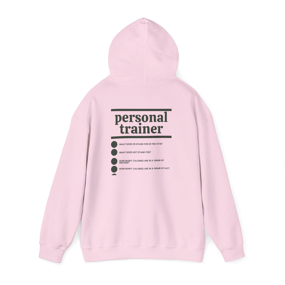 Personal Trainer Work Hoodie