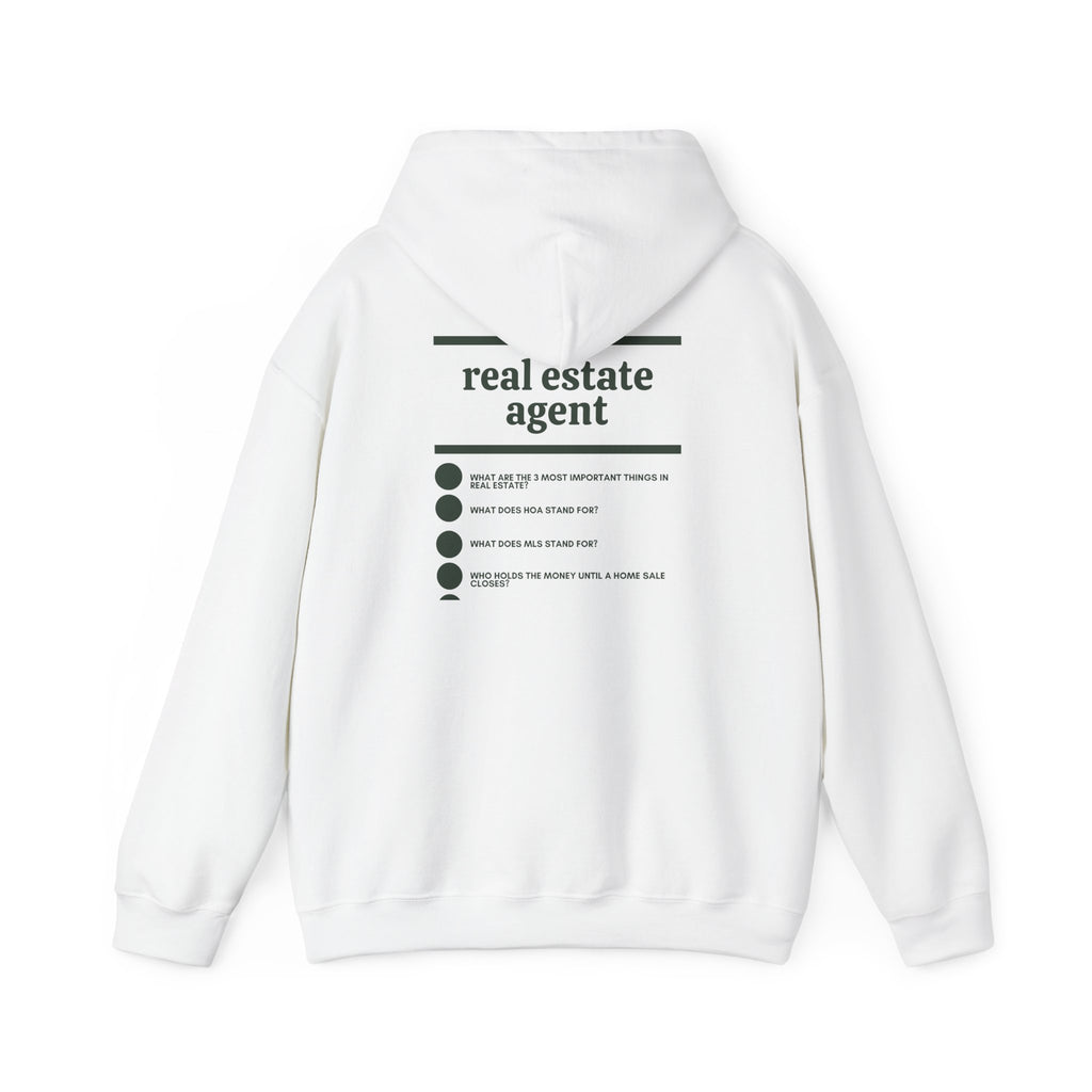 Real Estate Agent Work Hoodie