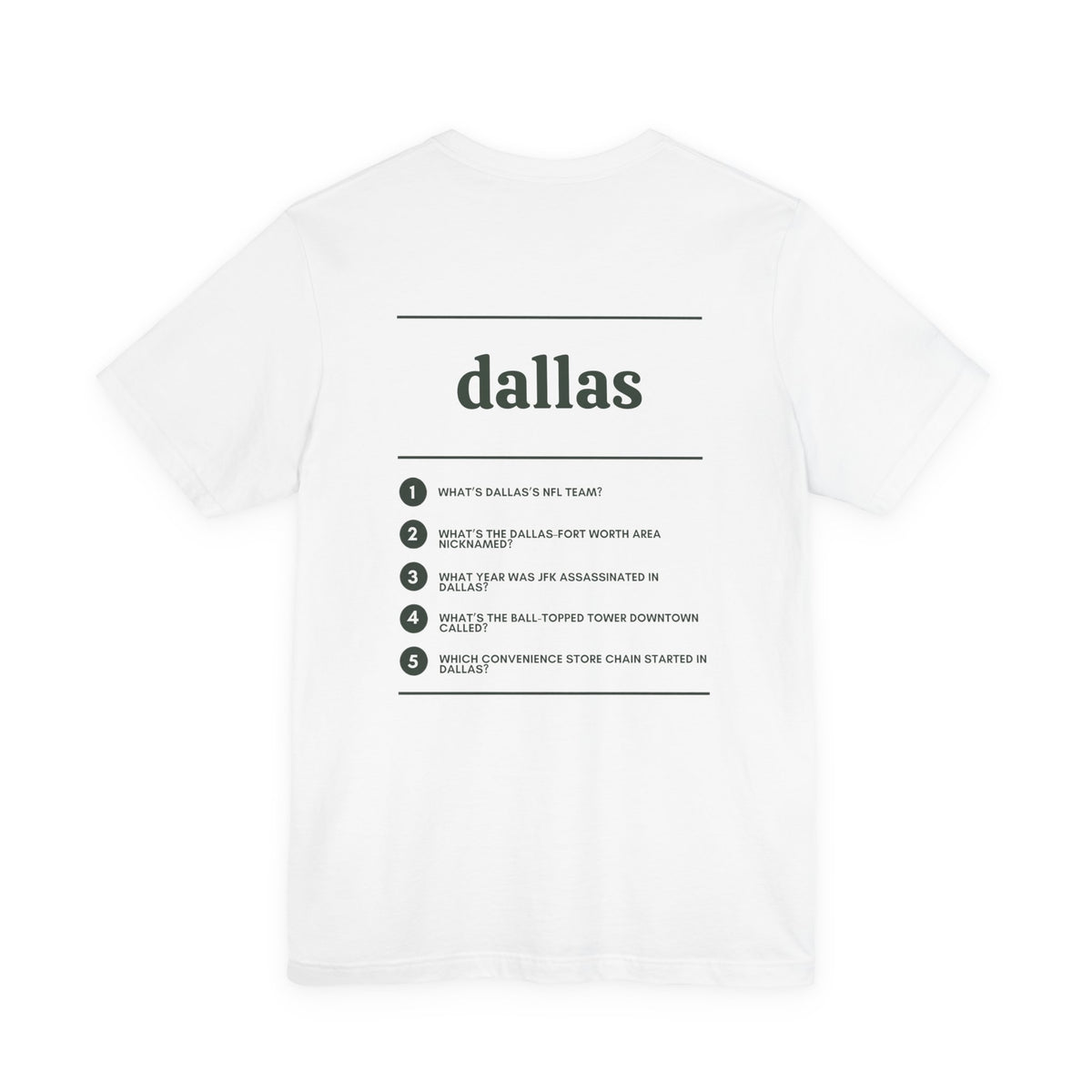 Dallas Tee – Where Are You From?
