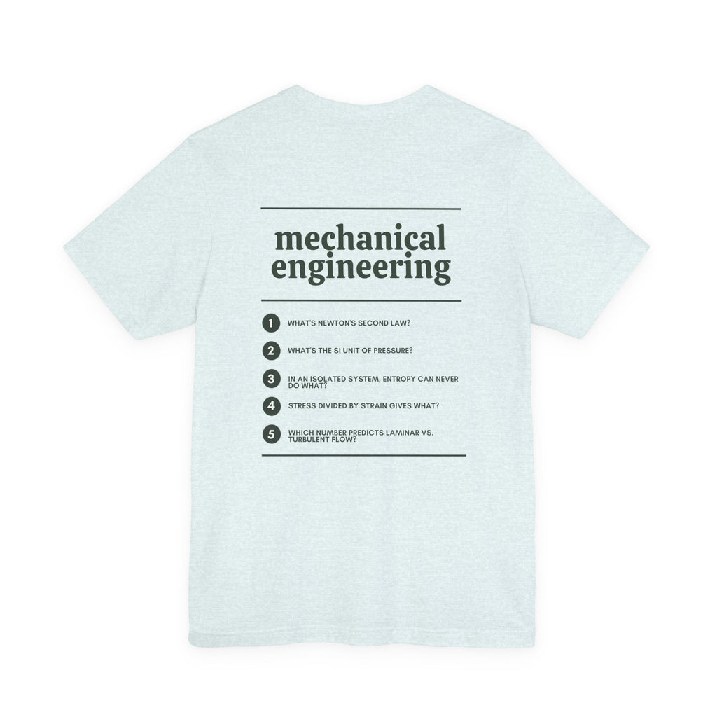 Mechanical Engineering Major T‑Shirt