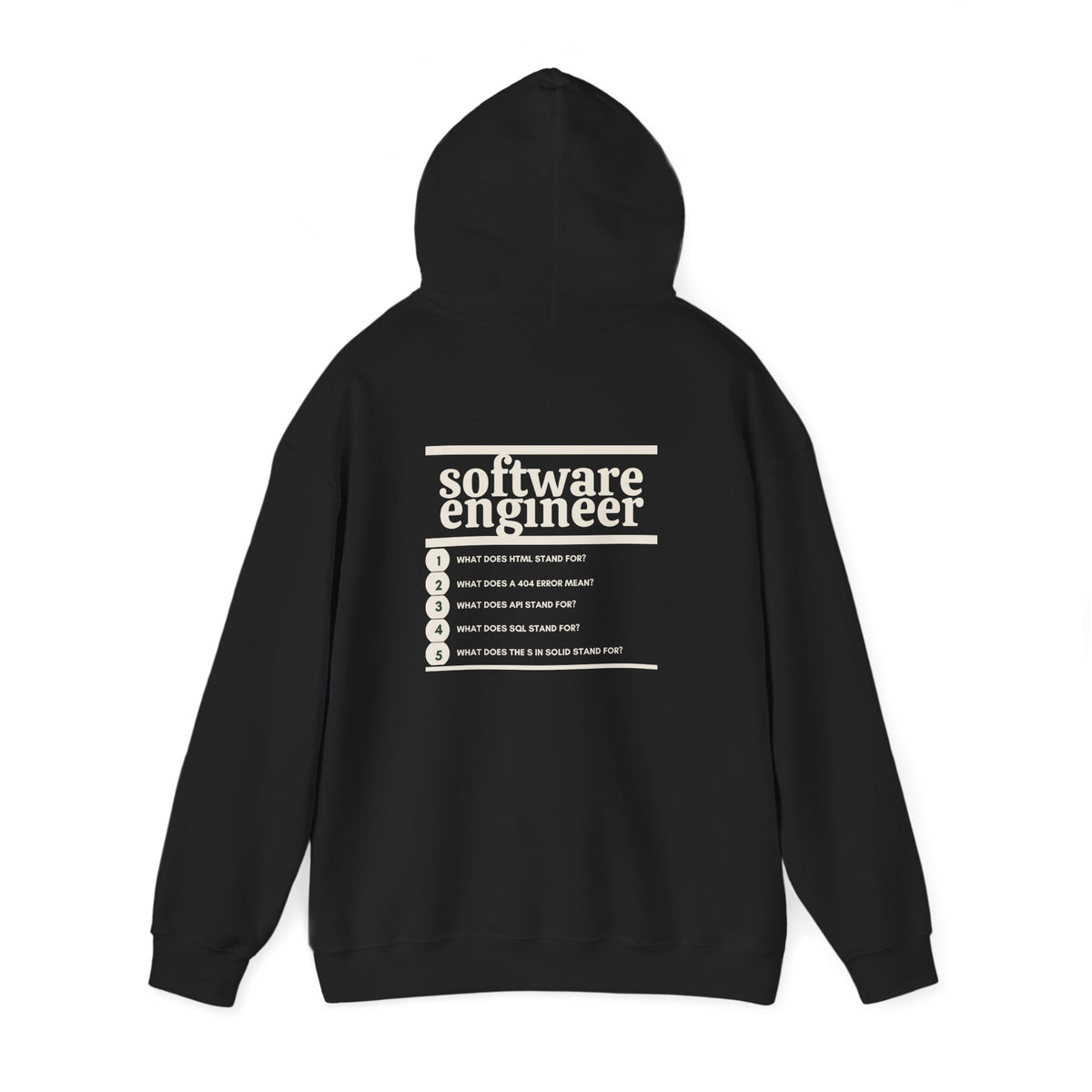 Software Engineer Work Hoodie