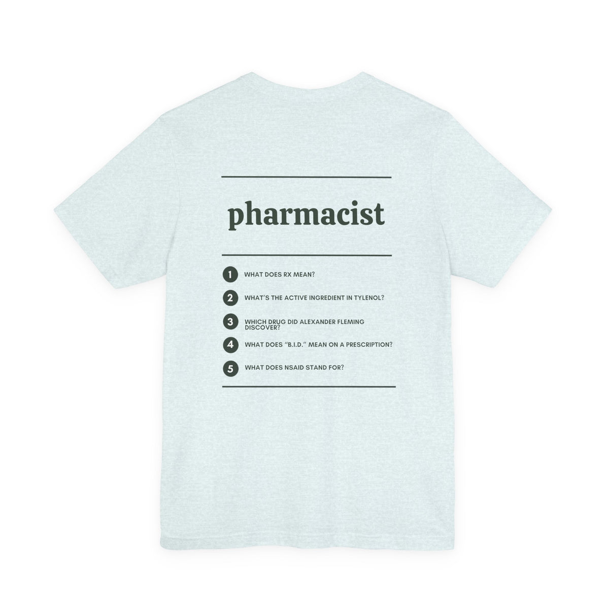 Pharmacist Work T-Shirt