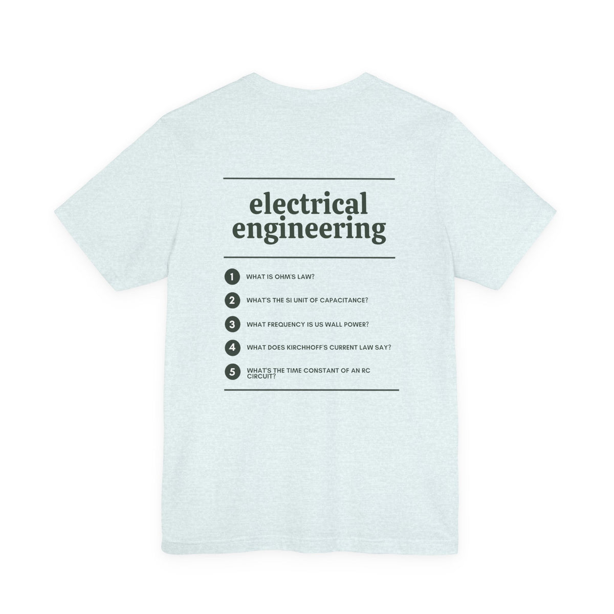 Electrical Engineering Major T‑Shirt