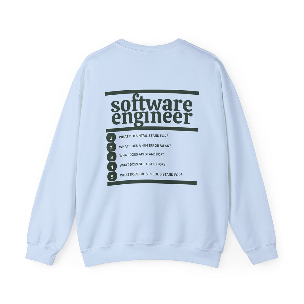 Software Engineer Work Crewneck