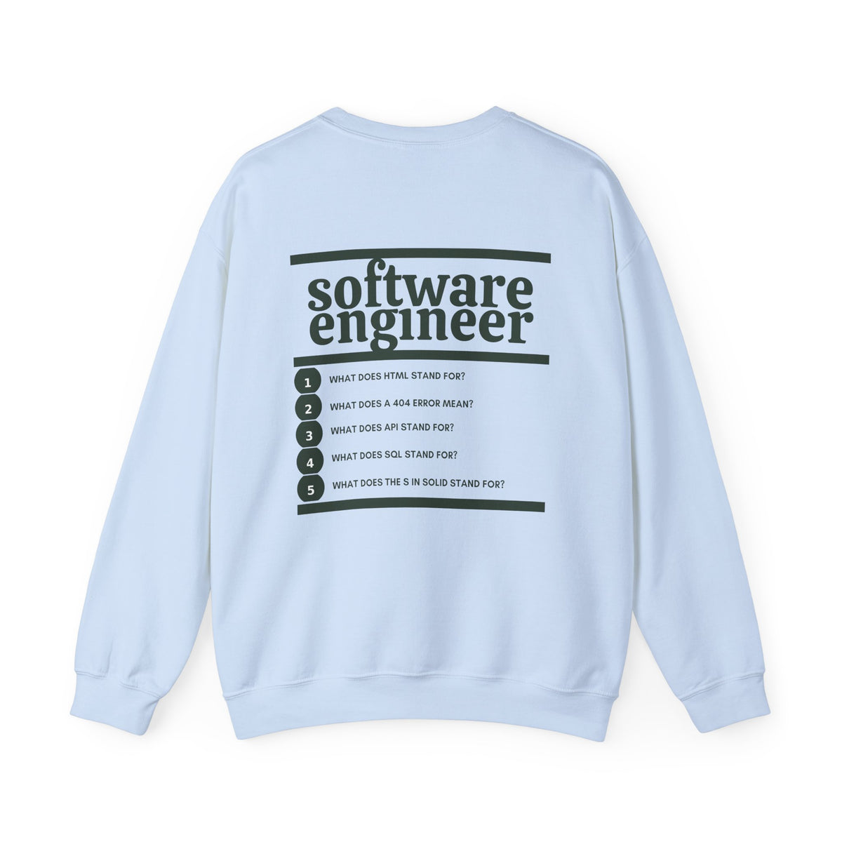 Software Engineer Work Crewneck