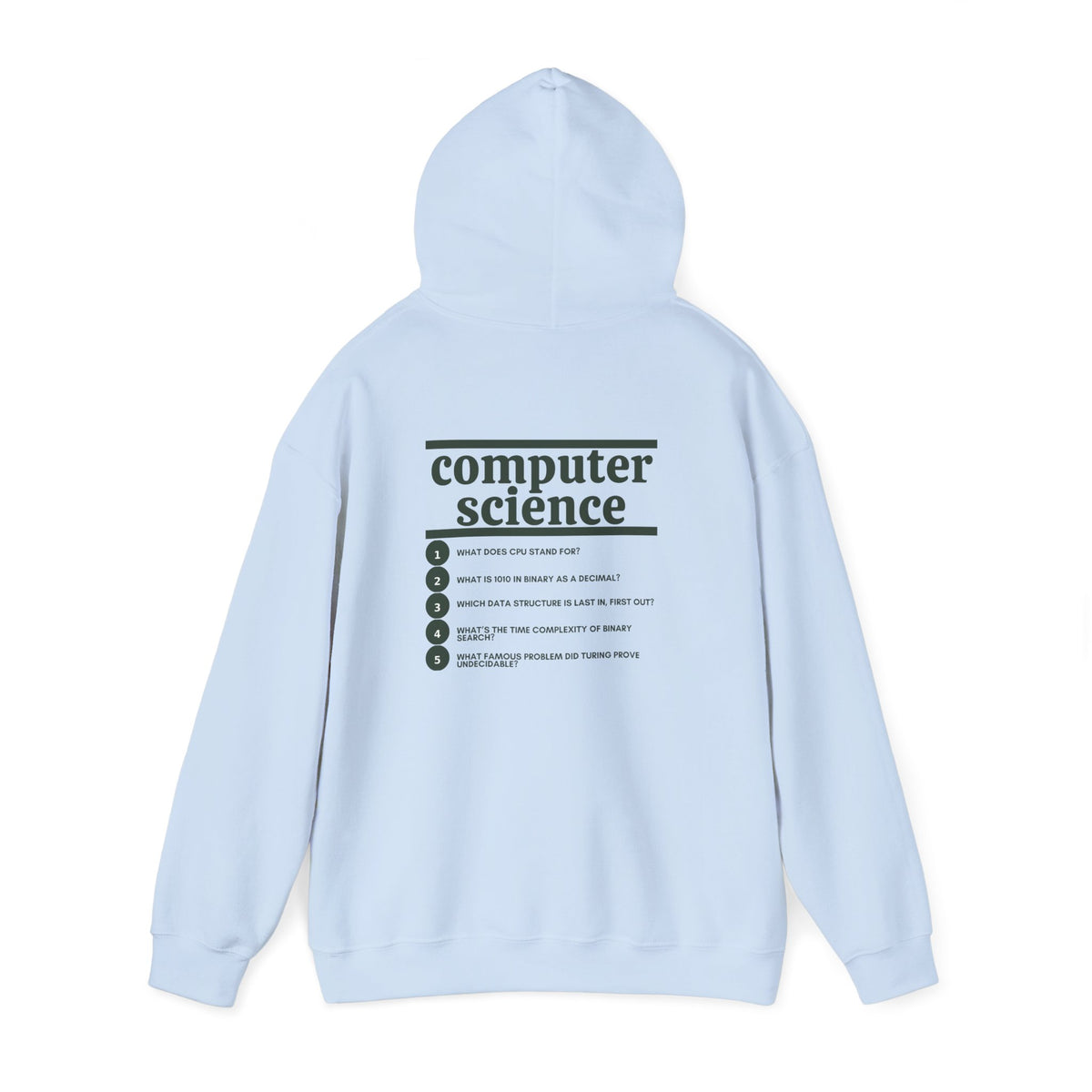 Computer Science Major Hoodie
