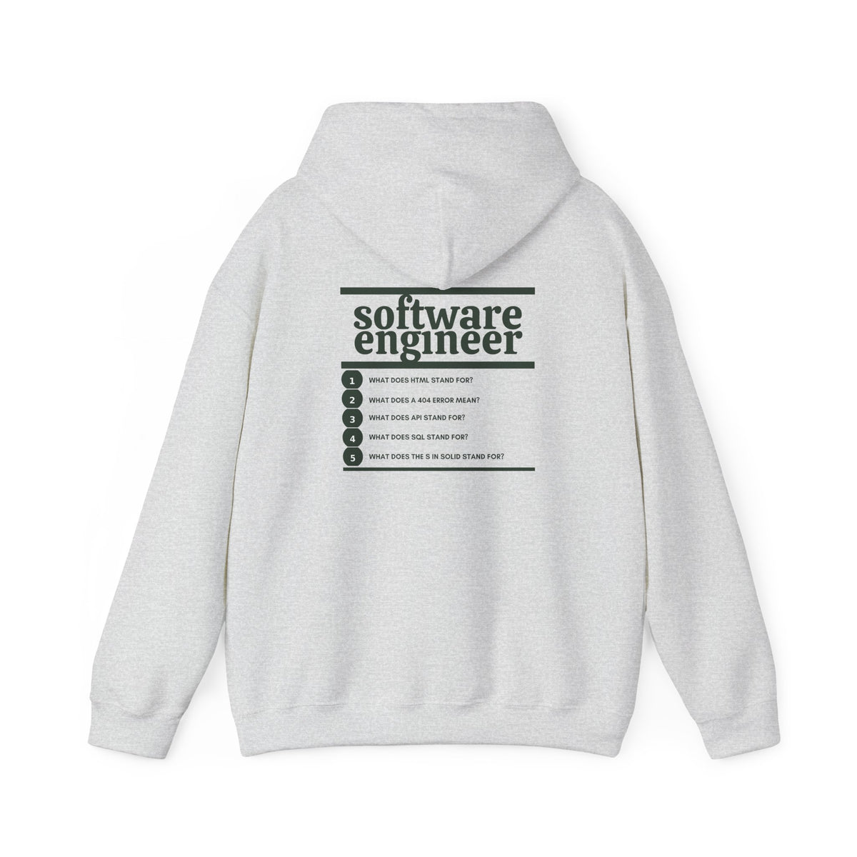 Software Engineer Work Hoodie