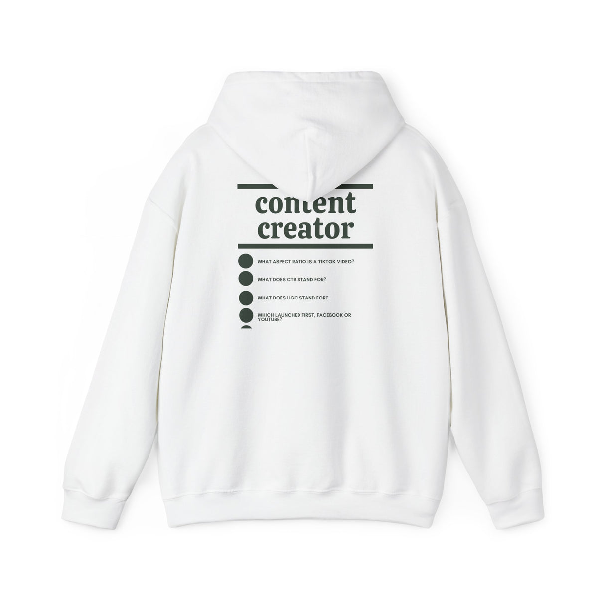 Content Creator Work Hoodie