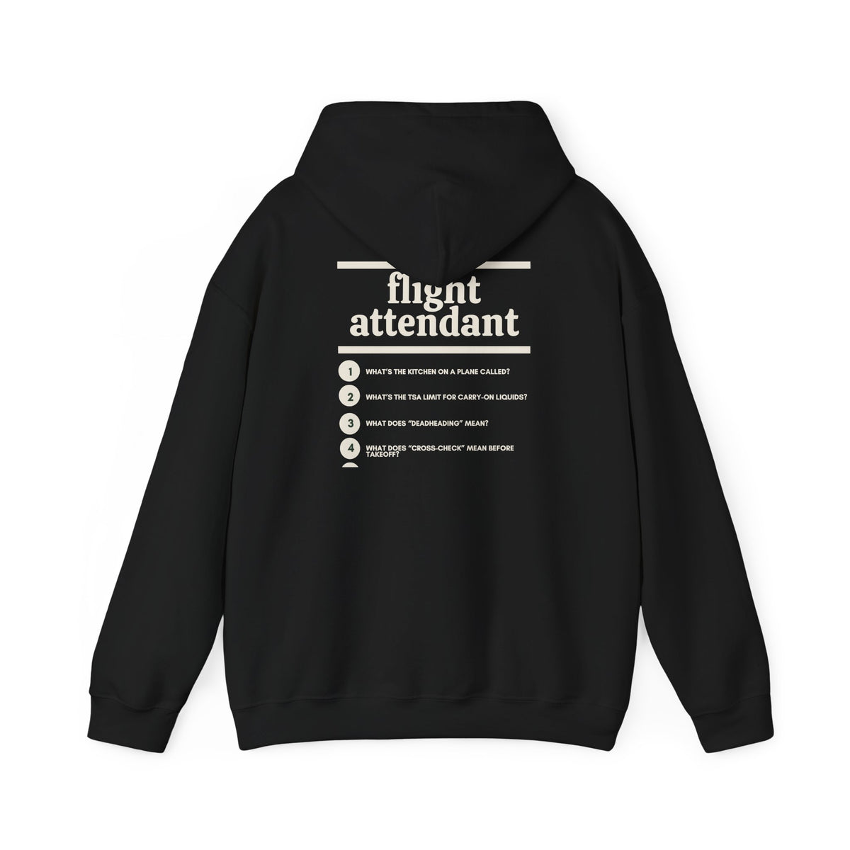 Flight Attendant Work Hoodie