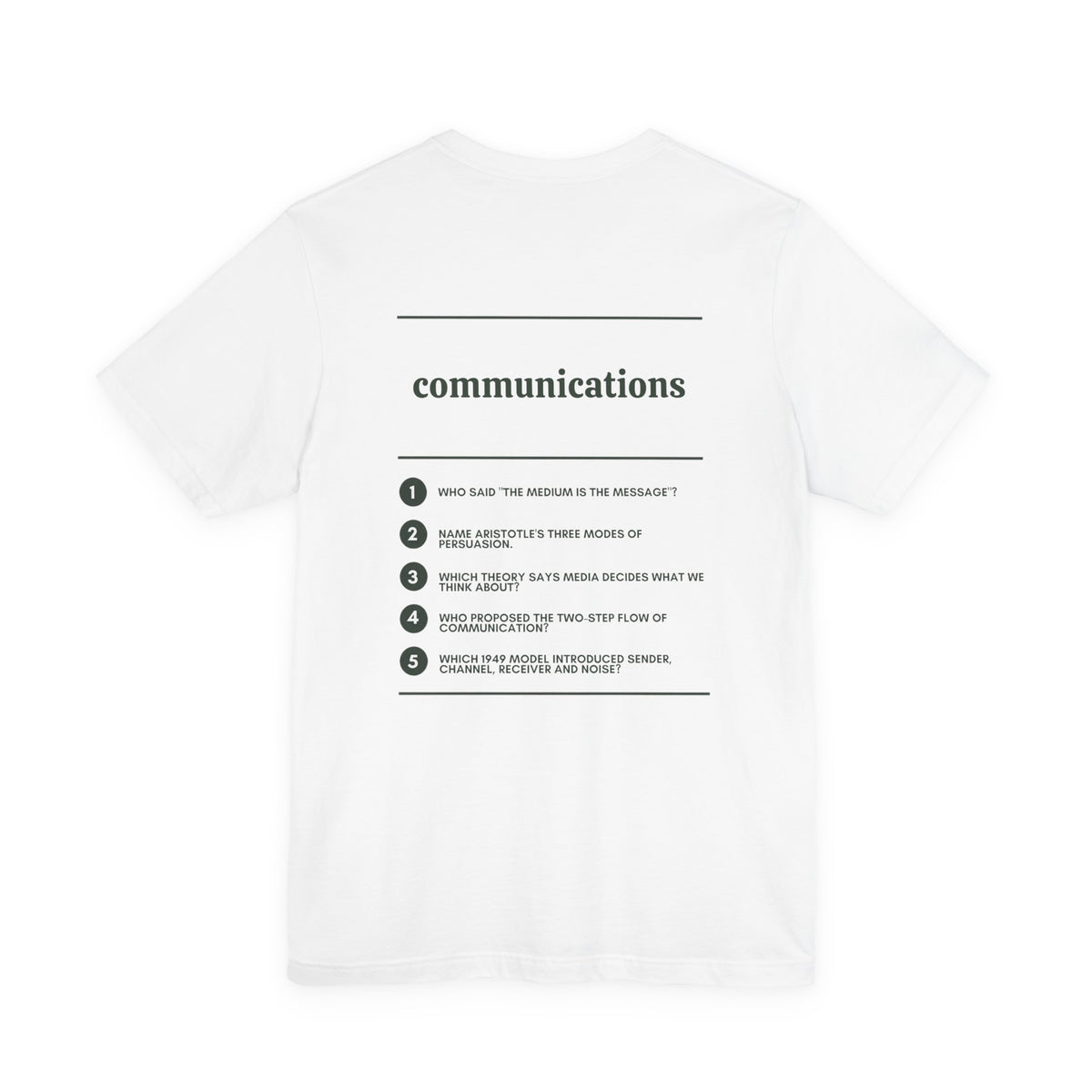 Communications Major T‑Shirt