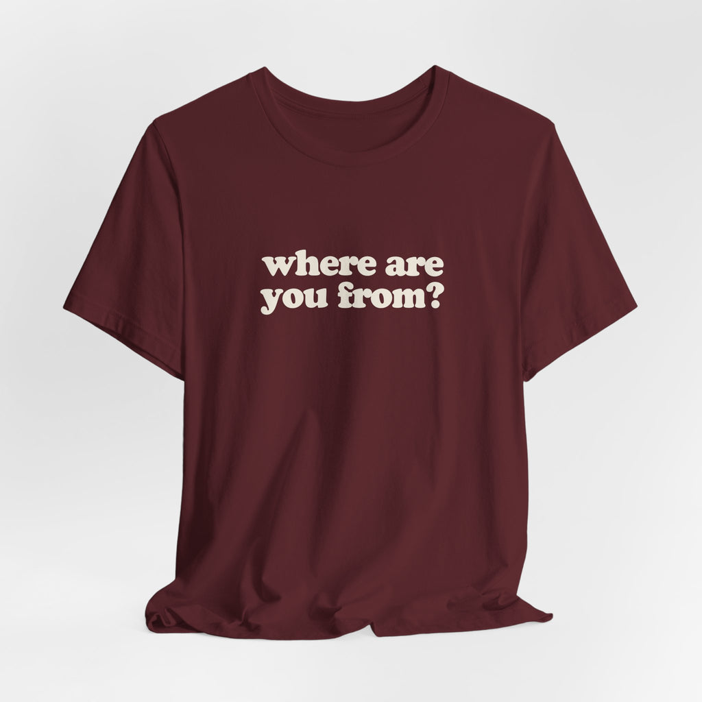 New York Tee – Where Are You From?