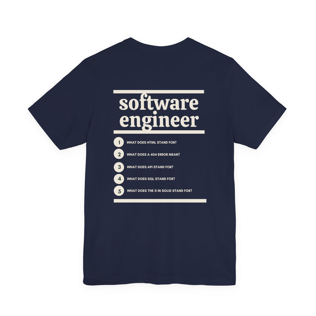 Software Engineer Work T-Shirt