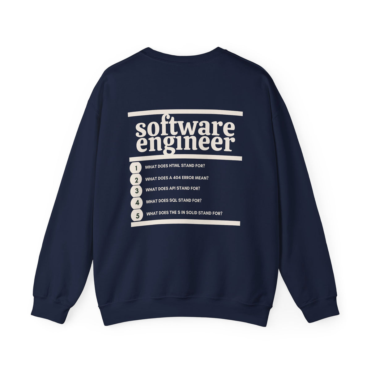 Software Engineer Work Crewneck