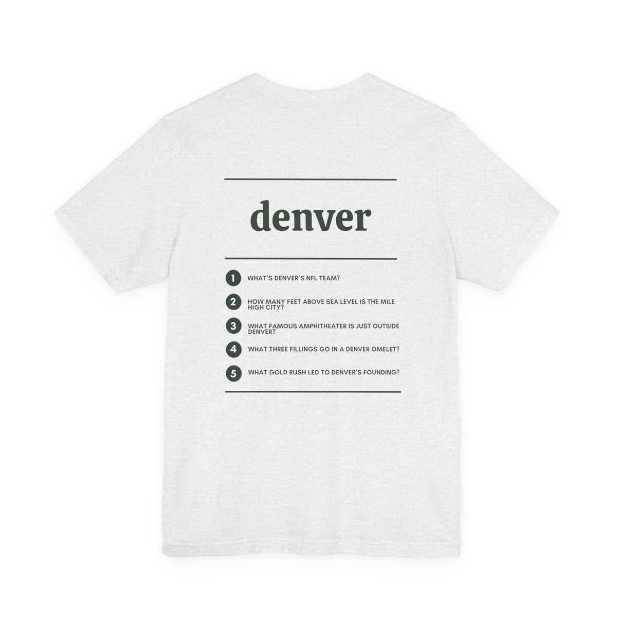 Denver Tee – Where Are You From?