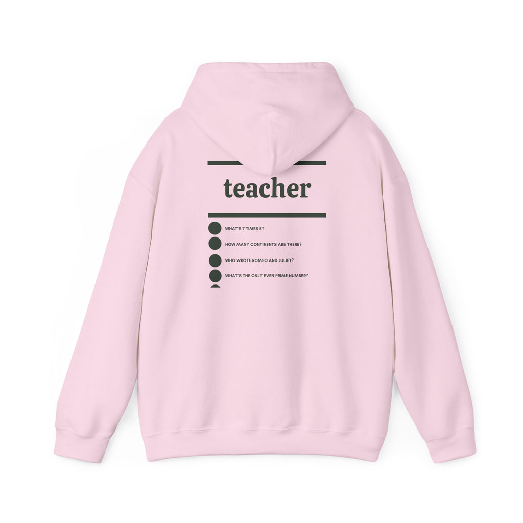Teacher Work Hoodie