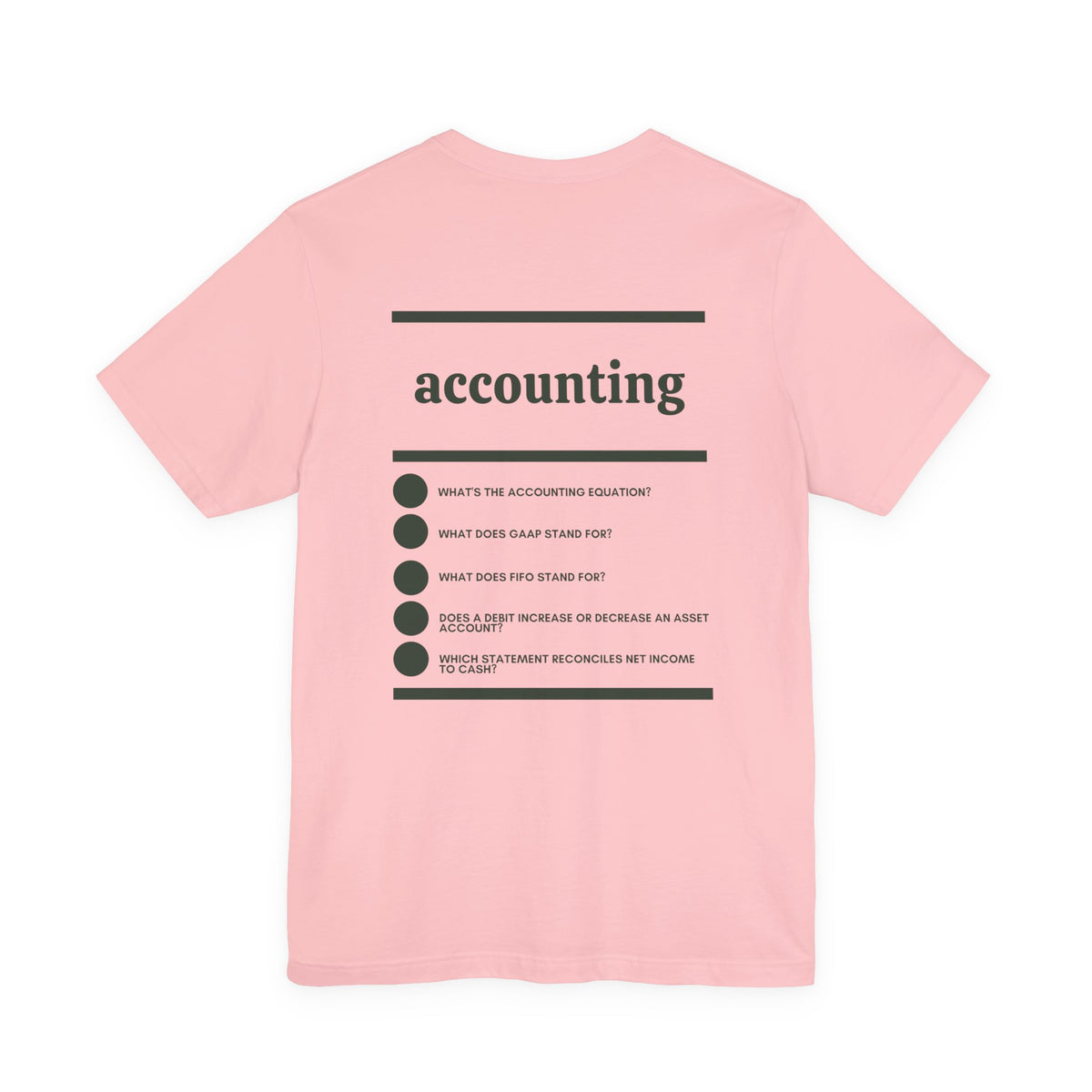 Accounting Major T‑Shirt