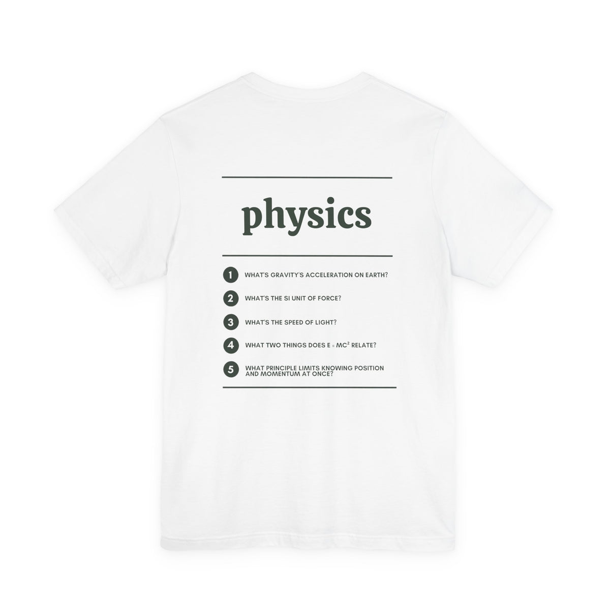 Physics Major T‑Shirt