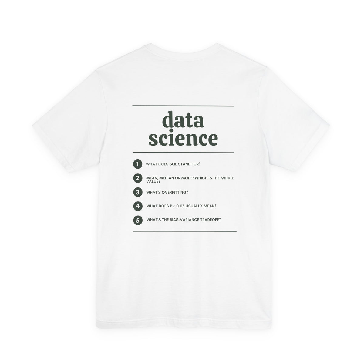 Data Science Major T‑Shirt