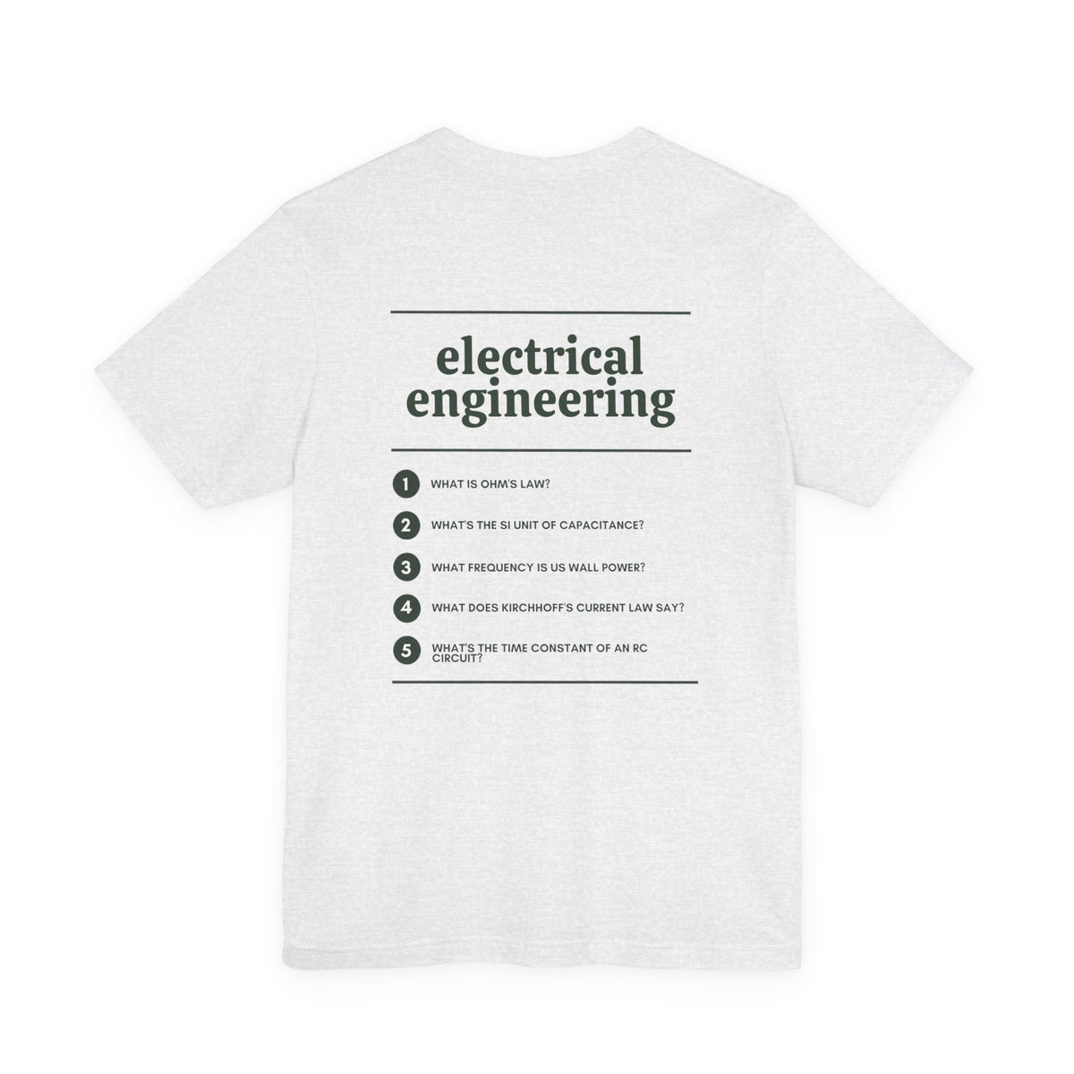 Electrical Engineering Major T‑Shirt