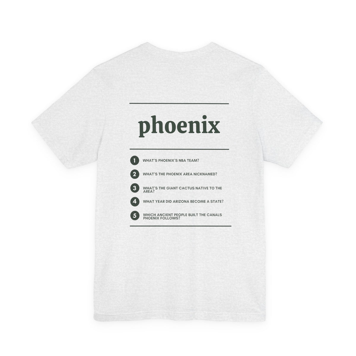 Phoenix Tee – Where Are You From?