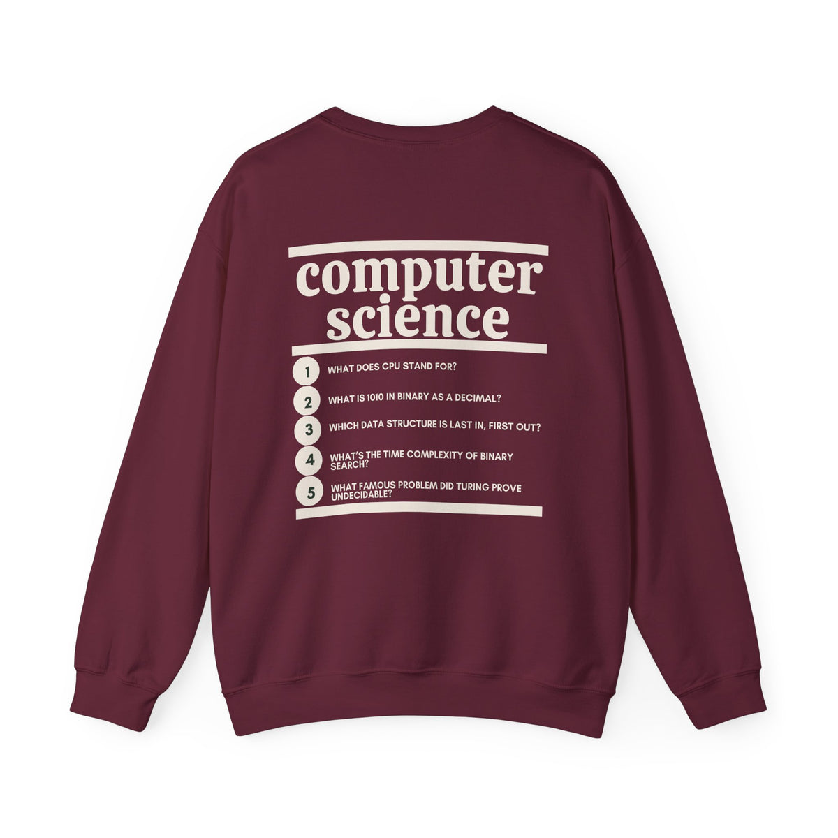 Computer Science Major Crewneck